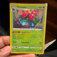The Pokémon Company Venusaur 003/078 Pokémon GO Holo Rare English Stage 2 180 HP