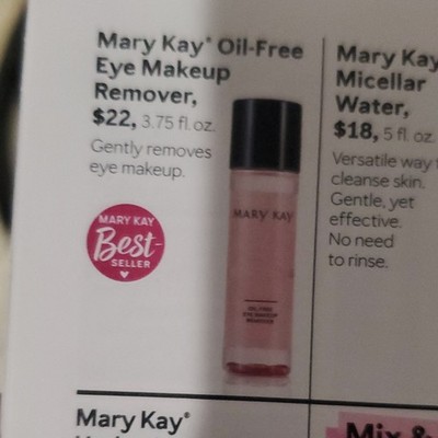 Mary Kay Oil-Free Eye Makeup Remover for Eyes, Oil-Free Formula, 3.75 fl oz