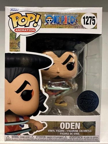 Funko Pop! Animation One Piece Oden Figure #1275 Funko Special Edition NEW 603-3