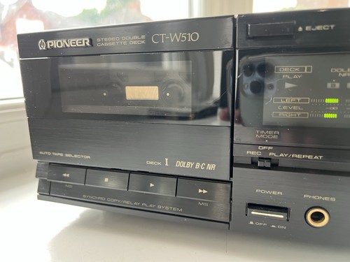 Pioneer CT-W510 Dual Cassette Deck – Tested, Working, Dolby B/C Noise Reduction - Picture 2 of 13