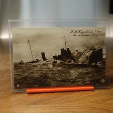 S.M. Torpedoboot V.188 Kaiserliche Marine Sturm See 1916 Feldpost gel. AK