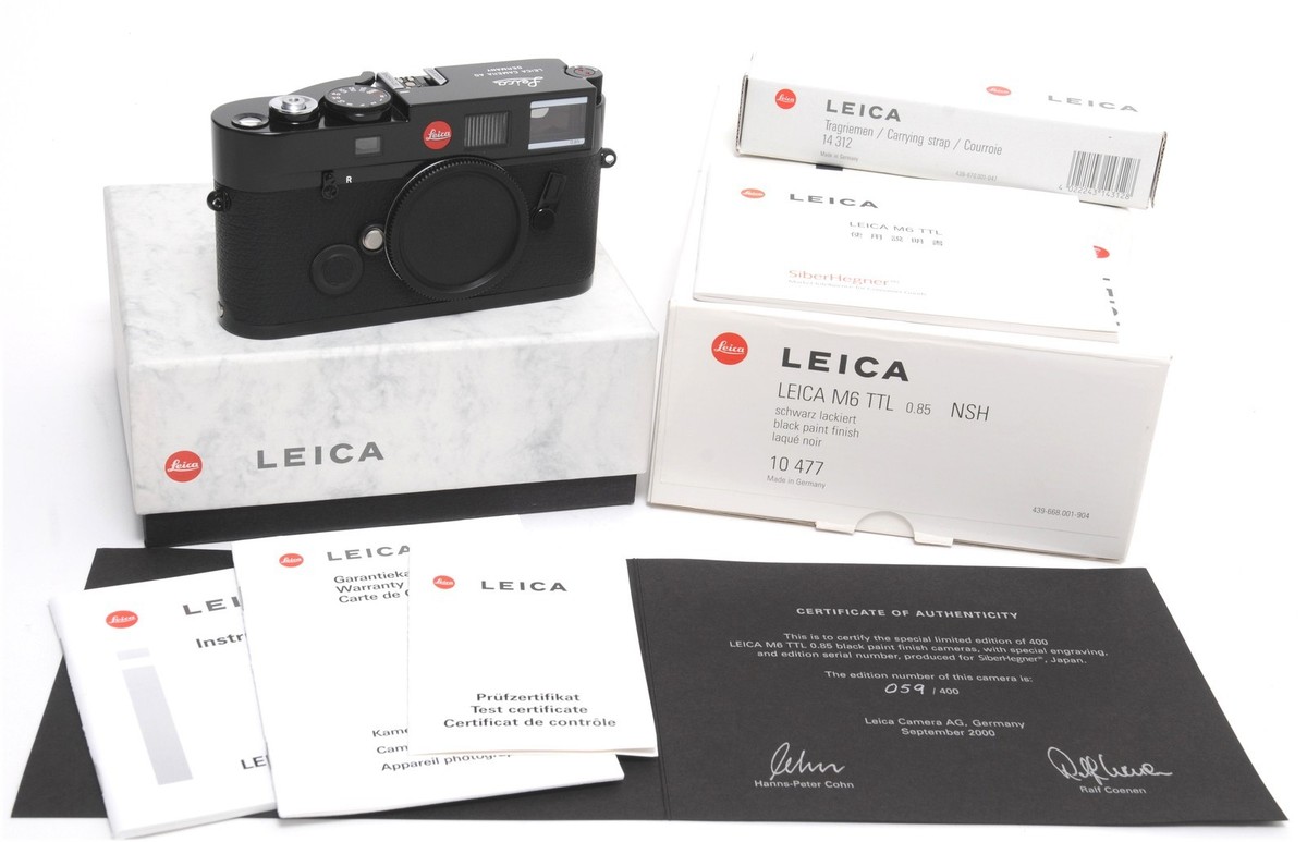 Leica M6 TTL black paint Edition NSH 10477 only 400 cameras were