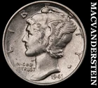 1941 Silver Mercury Dime - Scarce  Better Date  No Reserve  #K1730