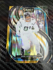 2024 Panini Select Premier Level Arik Armstead #107 Black & Gold Shock Prizm