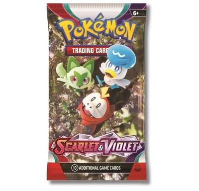 Pokemon Scarlet & Violet (SV1) Booster Pack | Sprigatito, Fuecoco