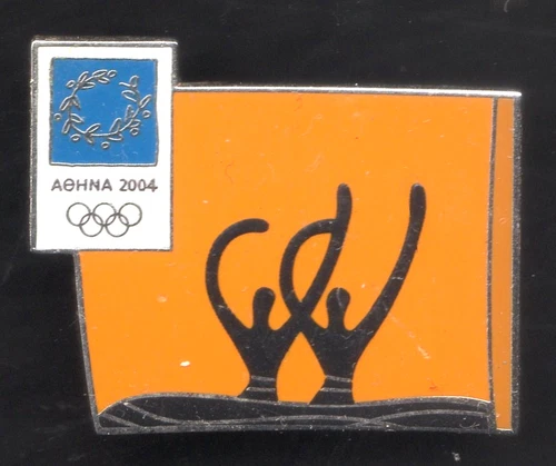 ATHENS 2004 OLYMPIC GAMES. PICTOGRAM PIN. SYNCHRONIZED SWIMMING