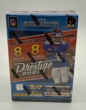 Panini 2021 NFL Prestige Football Trading Card Blaster Box New