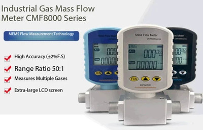 CMF8008 Portable Gas Mass Flow Meter gas flow meter (Air, Oxygen, Argon, Nitroge