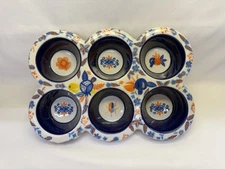 Potter's Studio Ceramic Painted Floral Fruit & Bug 6 Cupcake/Muffin Pan Dish