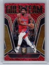 2024-25 Totally Certified - Joel Embiid Gold Team #10 Mirror Red /99