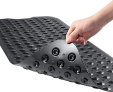 Bath and Shower Safety Mats 40x16 inch Non Slip with Suction Cups for Bathroom