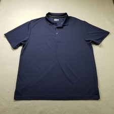 Ben Hogan Performance Polo Shirt Men Size 2XL Blue Golf Short Sleeve