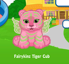 Webkinz Fairykinz Tiger Cub Virtual Adoption Code Only Messaged Webkinz Pink Pet