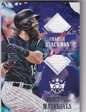 Charlie Blackmon 2018 Diamond Kings OM-CB DK Originals Materials Rockies