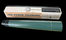 Vintage Bausch  Lomb Balscope Ten 10 X Power Telescope W/ Original Box 61-41-10