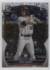 2023 Bowman Draft Chrome Sparkle Refractor Cam Fisher #BDC-35 0b3