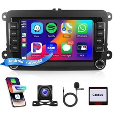 4 64G Android Car Stereo for VW Passat Golf MK5 MK6 Jetta T5 EOS POLO Touran ...