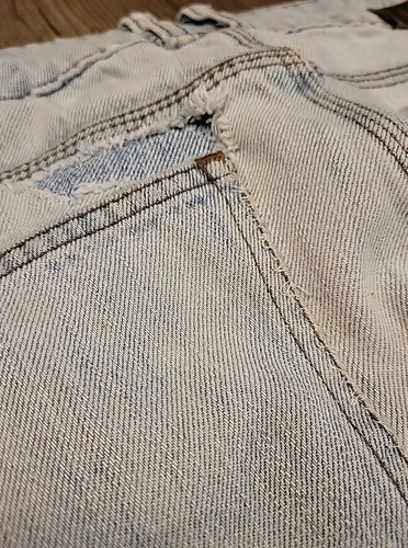 Vintage Y2K Altamont 989 Light Wash Denim Jeans Sz 32 Skateboarding Reynolds - Picture 10 of 12