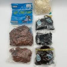 Doll Hair Lot- Blonde, Brunette, And Red Head Various Amounts