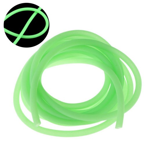 Tubo Pesca Autoilluminante Glo Tube &ndash; Silicone, Neon Verde, Per Acqua Dolce E Salata, Behr