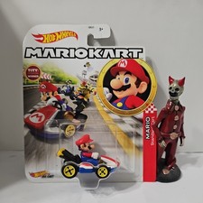 Hot Wheels Mariokart Mario Standard Kart Diecast 1:64 Scale Mattel New Must See