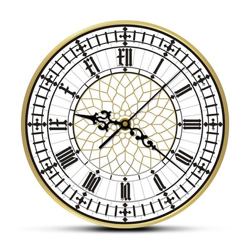 Leise hängende Big Ben-Uhr, tickt nicht, moderne Acryl-Wanduhr für das Büro - Bild 3 von 7