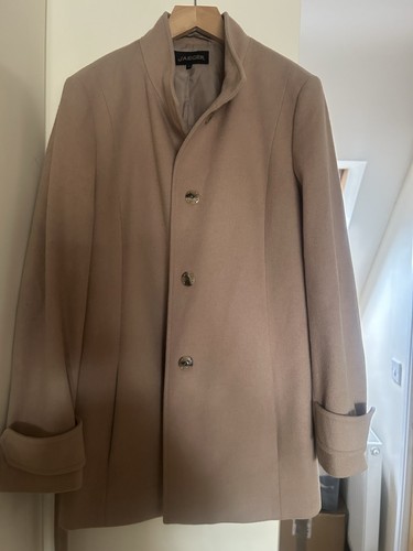 Jaeger kurzer Mantel mit Gürtel Camel Größe 12 (70)