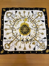 HERMES Carre90 Les Cles Scarf Key