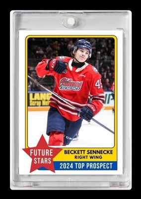 2024 Beckett Sennecke  Future Stars Rookie Card #45 Canada Hockey Team