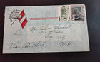 Peru Air Mail Cover Double Franked N. Y. CDS — photo 1