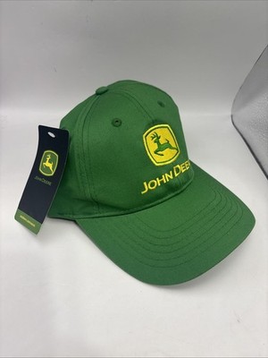John Deere Green Snapback Hat #125349 Embroidered Logo Yellow OSFM #8