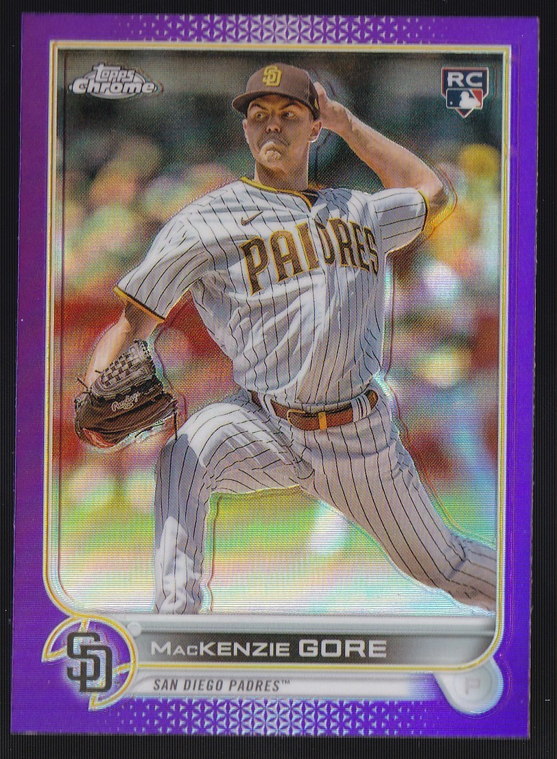 2022 Topps Chrome Update #USC182 MacKenzie Gore Purple Refractor