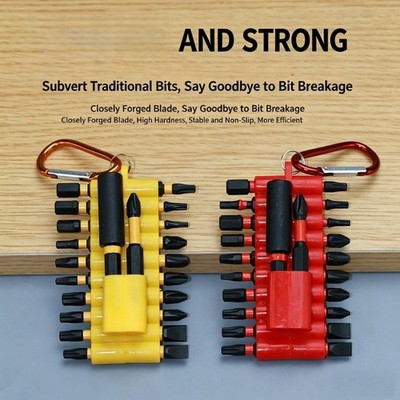 22Pcs Lightweight Alloy Screwdriver Bits With Fast Change Design For Tool