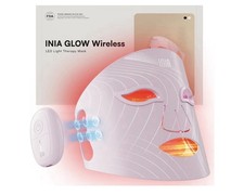INIA Red Light Therapy Mask for Face, Glow Wireless LED Face Mask Light Ther...