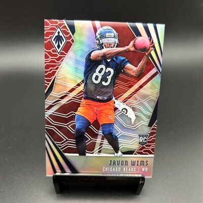 2018 Panini Phoenix #178 Javon Wims Red RC /299 Chicago Bears