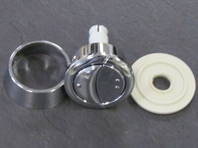 WC DUAL SPÜLVENTIL WC KABEL DRUCKKNOPF WIRQUIN JOLLYFLUSH WEISS NUSS
