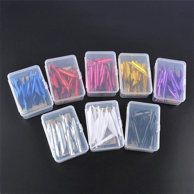 50pcs Archery Spiral Feather 1.8 Inch Right Wing Feather Spin Vanes Rotating