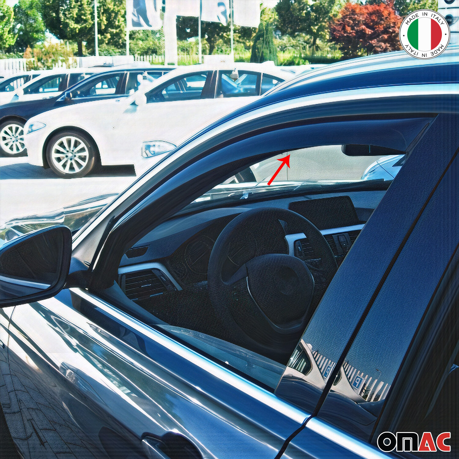 For 20152023 BMW X1 F48 Window Visor Wind Deflector Sun Shade Rain