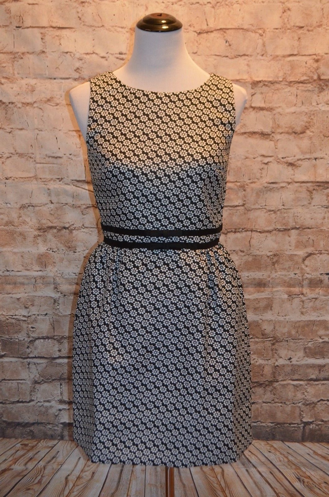 Modcloth Perfectionist in Our Midst dress NWOT 2 $130 Wendy Bird black/white image 3