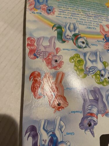 My Little Pony G1 Einhorn GLORY Hasbro 1984 MOC vergilbte Blase rissig - Bild 14 von 18