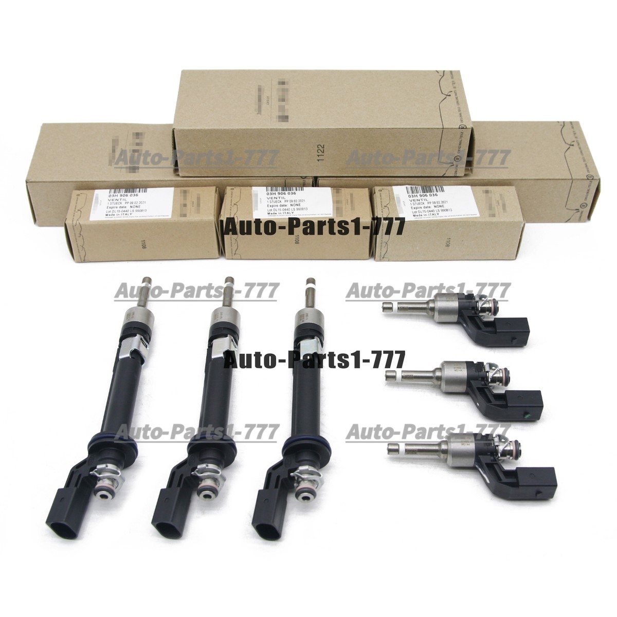 6x Fuel Injector Kit 03H906036A For Audi Q7 VW Touareg Porsche