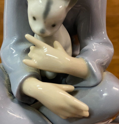 Bellissima rara statuina porcellana Lladro Loving Mouse n. 5883 made in Spain SU290 - Foto 18 di 24