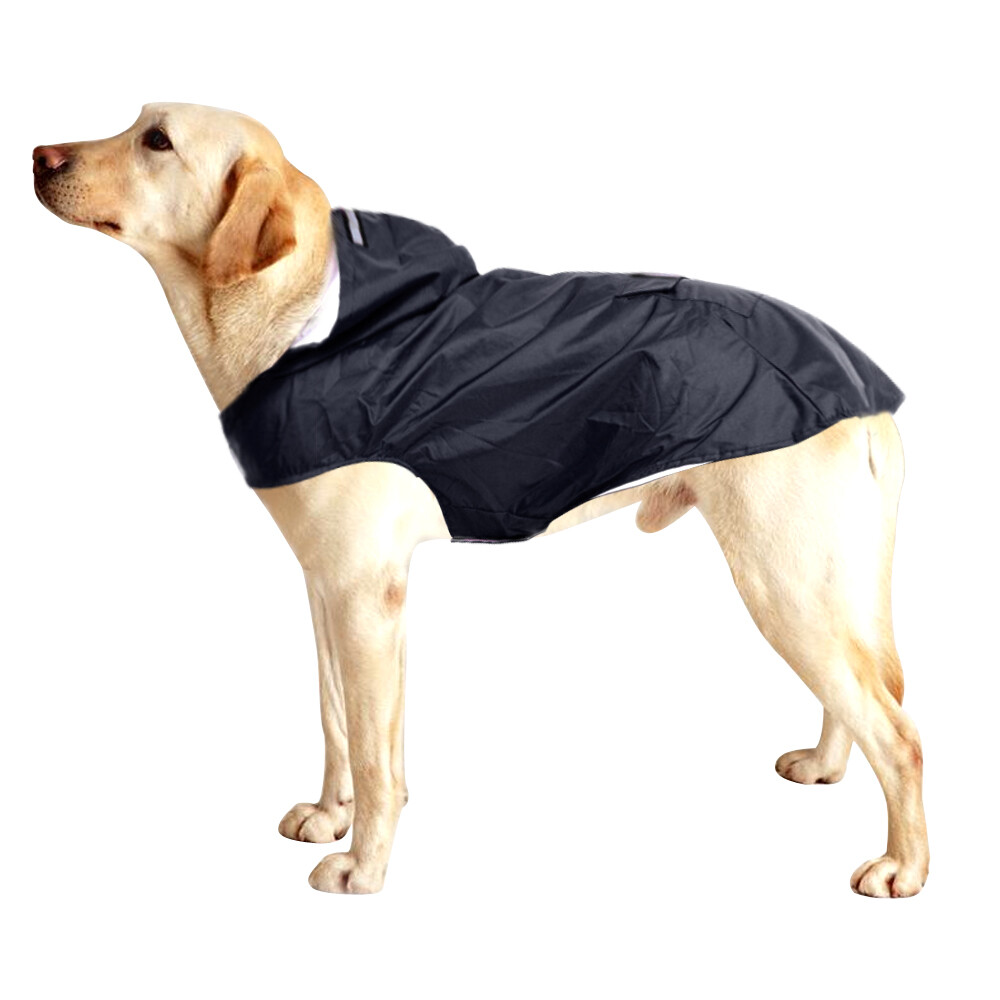Waterproof Large Dog Raincoat with Hood 