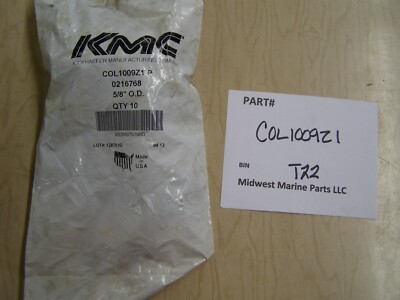 COL1009Z1 Clamp, Od 5/8 In,1/2 In with cushion (Lot of 50) Made in USA T22