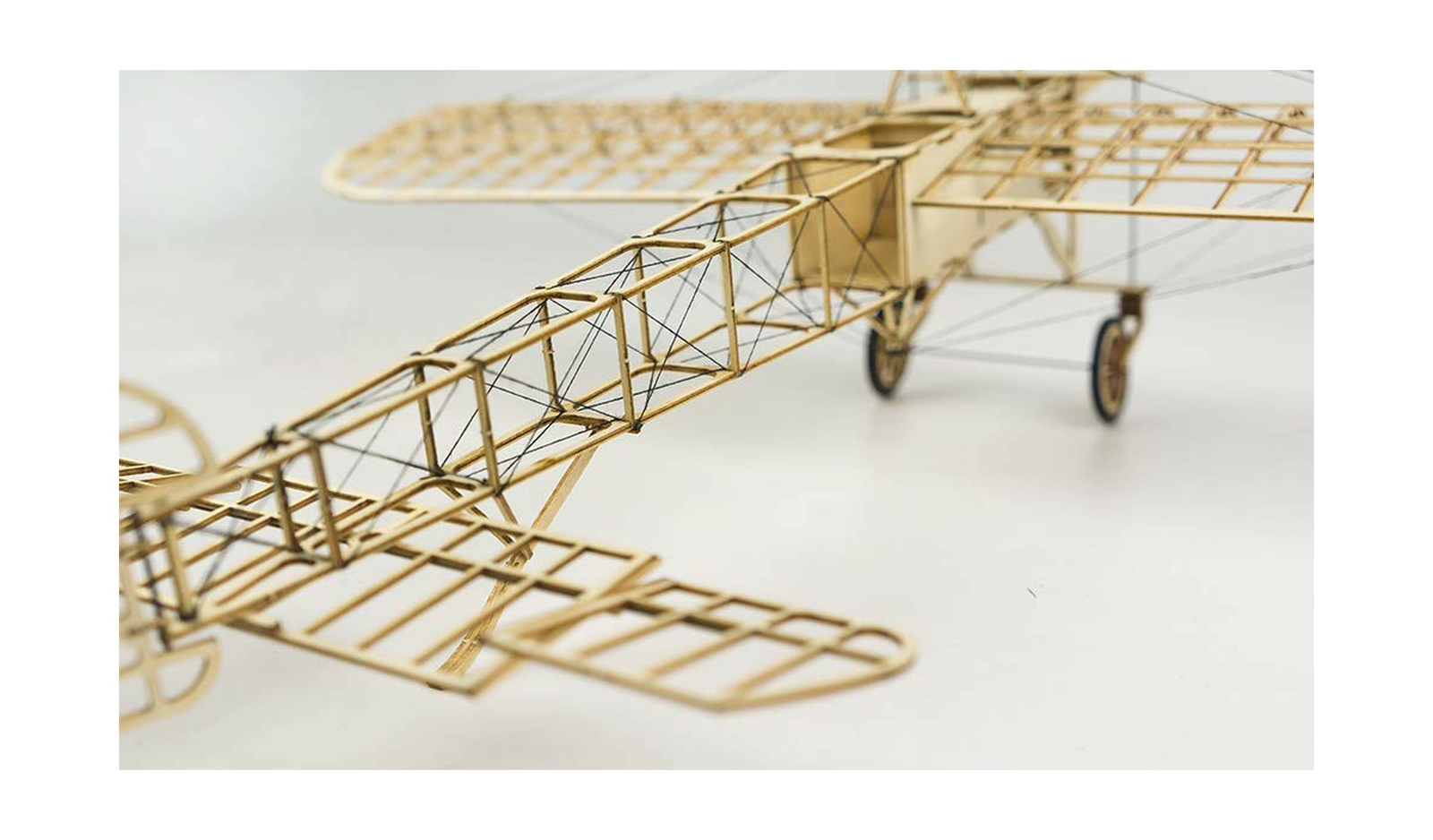 Viloga Balsa Wood Airplane Kits DIY Bleriot Wooden Models Aircraft