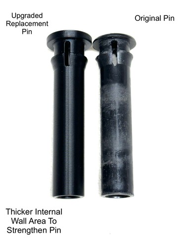 Stronger Wheelie Trash Can Bin Lid Hinge Pins 2x For Rehrig Sierra Huskylite 95 - 第 4/7 張圖片