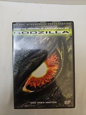 Godzilla DVD, 1998 PG13 Widescreen TriStar Matthew Broderick, Jean Reno