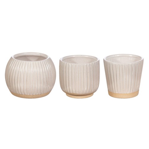 Grooved Planter Small Off White Assorted - Picture 5 of 9