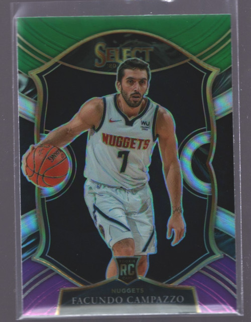 2020-21 Select Prizms Green White Purple #83 Facundo Campazzo