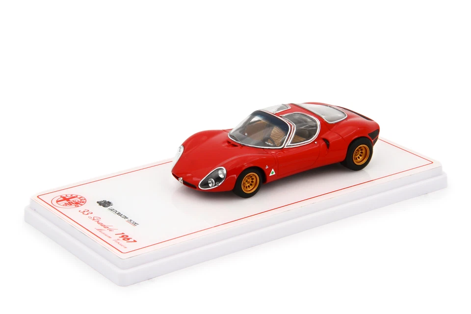 LAUDORACING-MODELS 1/43 Alfa Romeo 33 Coupè Stradale 1967 Museum LM153A-43 - Photo 4/4